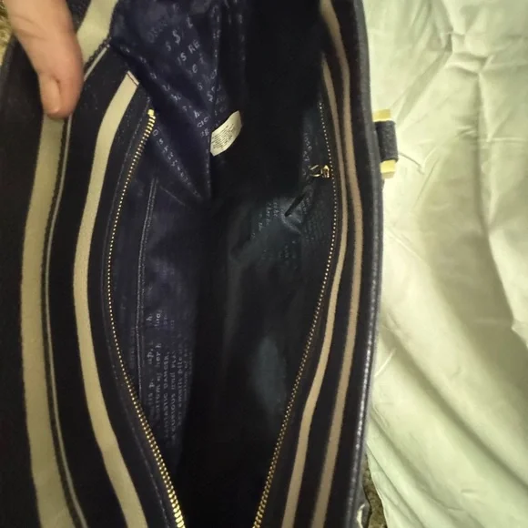 Kate Spade story book Blue and Cream Striped Tote Bag 💕 - Picture 12 of 14